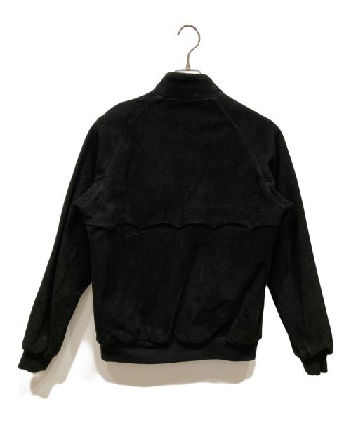 BEAMS PLUS（ビームスプラス）BEAMS PLUS (ビームスプラス) スウェード ハリントン ジャケット ブラック サイズ:SIZE Sの古着・服飾アイテム