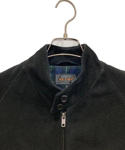BEAMS PLUS（ビームスプラス）BEAMS PLUS (ビームスプラス) スウェード ハリントン ジャケット ブラック サイズ:SIZE Sの古着・服飾アイテム