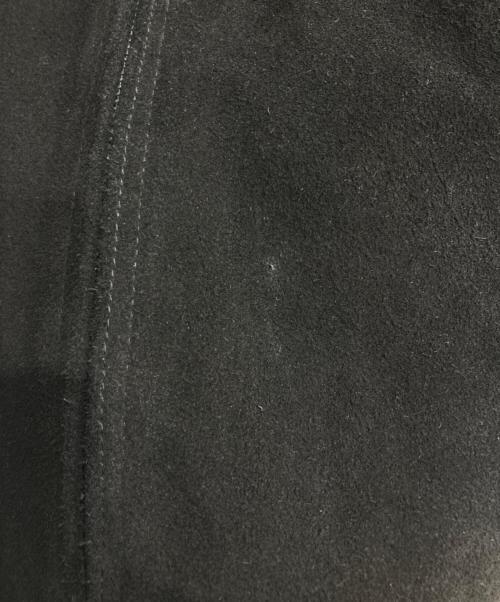 BEAMS PLUS（ビームスプラス）BEAMS PLUS (ビームスプラス) スウェード ハリントン ジャケット ブラック サイズ:SIZE Sの古着・服飾アイテム
