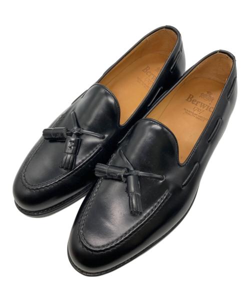 berwick（バーウィック）berwick (バーウィック) タッセルローファー ブラック サイズ:SIZE 7の古着・服飾アイテム