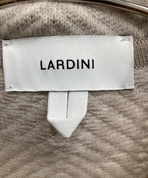 LARDINI（ラルディーニ）LARDINI (ラルディーニ) ウールクロスニットジャケット ベージュ サイズ:Sの古着・服飾アイテム