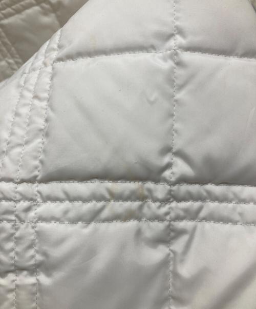 BURBERRY BLACK LABEL（バーバリーブラックレーベル）BURBERRY BLACK LABEL (バーバリーブラックレーベル) ラビットファーダウンジャケット ホワイト サイズ:Lの古着・服飾アイテム