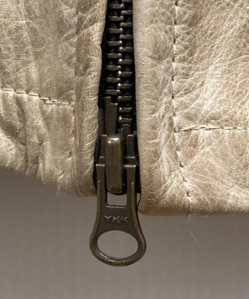 BELSTAFF（ベルスタッフ）BELSTAFF (ベルスタッフ) シングルレザージャケット ベージュ サイズ:SIZE Sの古着・服飾アイテム