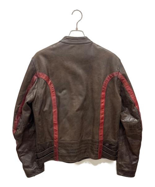 BELSTAFF BLACK PRINCE DAYTONA（ベルスタッフブラックプリンス デイトナ）BELSTAFF BLACK PRINCE DAYTONA (ベルスタッフブラックプリンス デイトナ) シングルレザージャケット ブラウン サイズ:SIZE Mの古着・服飾アイテム