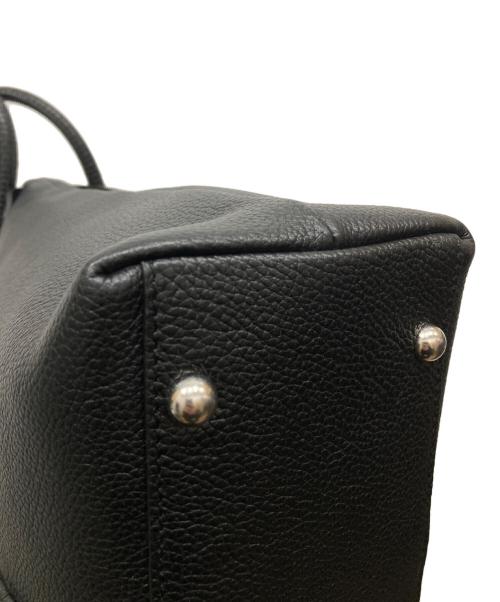 PELLE MORBIDA Hawser（ペッレモルビダホーサー）PELLE MORBIDA Hawser (ペッレモルビダホーサー) フラップトートバッグ ブラックの古着・服飾アイテム