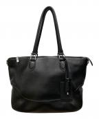 PELLE MORBIDAペッレモルビダ）の古着「トートバッグ」｜ブラック