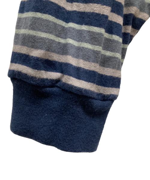 WTAPS（ダブルタップス）WTAPS (ダブルタップス) ボーダーロングTシャツ　BDY 01/LS/COTTON.TEXTILE.WUT グレー サイズ:SIZE 3の古着・服飾アイテム