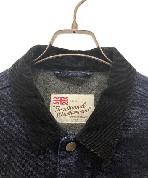 Traditional Weatherwear（トラディショナルウェザーウェア）Traditional Weatherwear (トラディショナルウェザーウェア) ユニオンカバー101デニムジャケット インディゴ サイズ:SIZE 38の古着・服飾アイテム