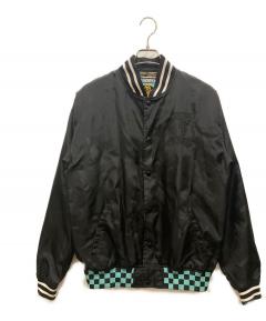 中古・古着通販】stussy (ステューシー) スタジャン ブラック サイズ