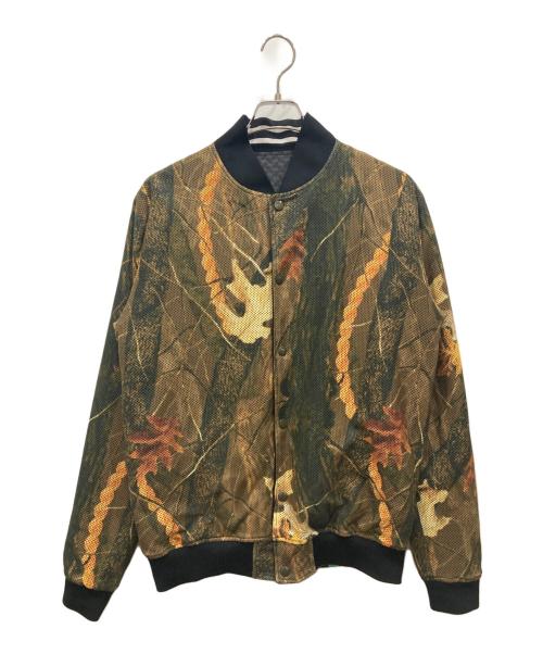 PHENOMENON（フェノメノン）PHENOMENON (フェノメノン) 裏カモ柄スタジャン ブラック サイズ:SIZE Mの古着・服飾アイテム