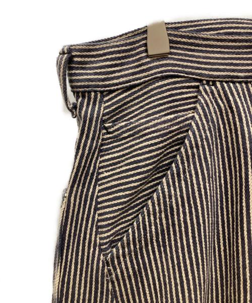 CAL O LINE（キャルオーライン）CAL O LINE (キャルオーライン) ストライプパンツ ベージュ サイズ:SIZE Mの古着・服飾アイテム