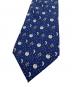 中古・古着 HERMES (エルメス) シルク総柄ネクタイ ネイビー サイズ:-：5000円