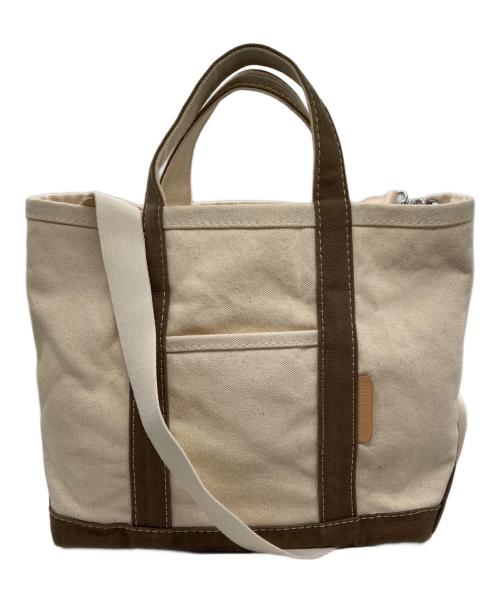 BETTER THAN GOOD（ベターザングッド）better than good (ベターザングッド) TRIO POUCH w/TOTE BAG ブラウン×アイボリーの古着・服飾アイテム