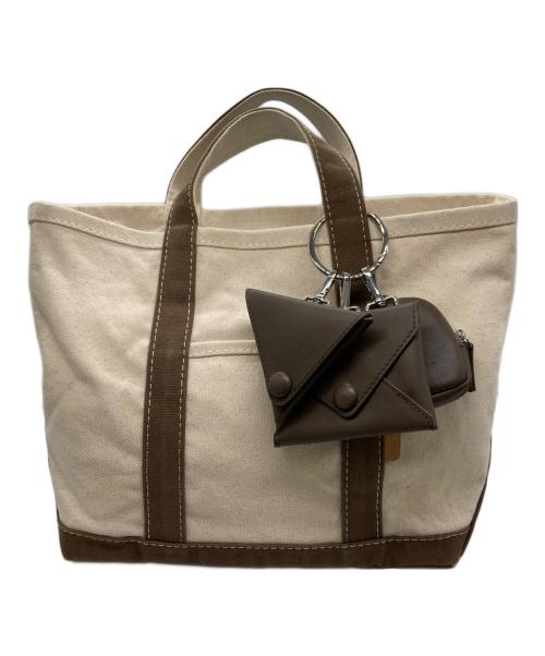 BETTER THAN GOOD（ベターザングッド）better than good (ベターザングッド) TRIO POUCH w/TOTE BAG ブラウン×アイボリーの古着・服飾アイテム