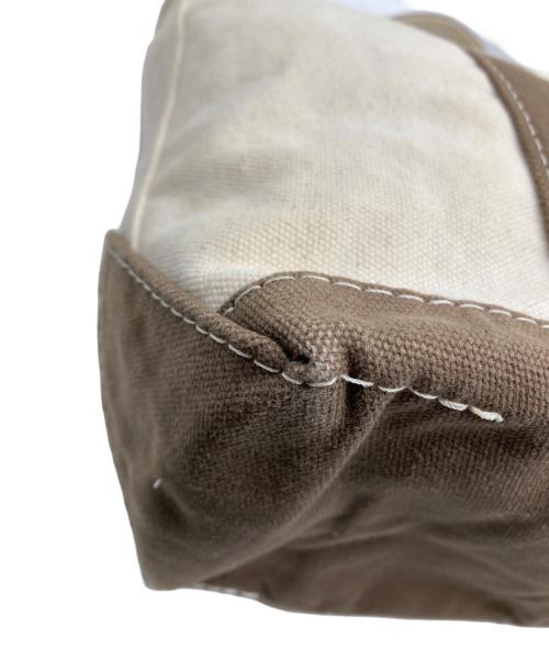 BETTER THAN GOOD（ベターザングッド）better than good (ベターザングッド) TRIO POUCH w/TOTE BAG ブラウン×アイボリーの古着・服飾アイテム