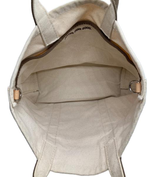 BETTER THAN GOOD（ベターザングッド）better than good (ベターザングッド) TRIO POUCH w/TOTE BAG ブラウン×アイボリーの古着・服飾アイテム