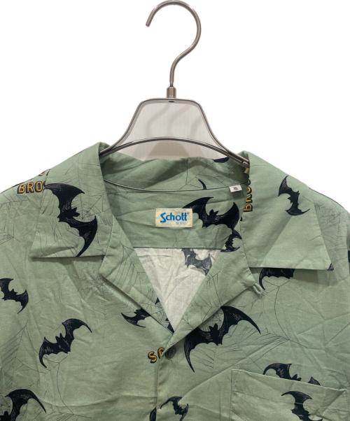 Schott（ショット）Schott (ショット) アロハシャツ グリーン サイズ:XLの古着・服飾アイテム