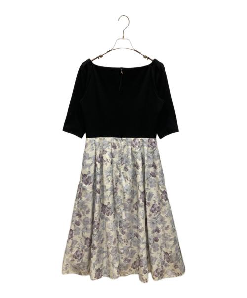 tocco（トッコ）tocco (トッコ) ヨンア (ヨンア) 大人百花 (オトナヒャッカ) BOTANICAL GARDEN PARTY ドレス ブラック×ベージュ サイズ:SIZE 2 未使用品の古着・服飾アイテム