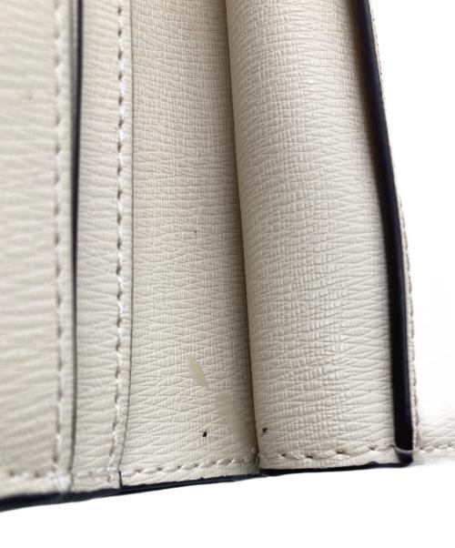 Kate Spade（ケイトスペード）Kate Spade (ケイトスペード) フラワー コーテッド キャンバス コンパクト ウォレット ベージュの古着・服飾アイテム