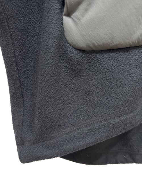 and wander（アンドワンダー）and wander (アンドワンダー) twill fleece jacket グレー×ブラック サイズ:SIZE 3の古着・服飾アイテム