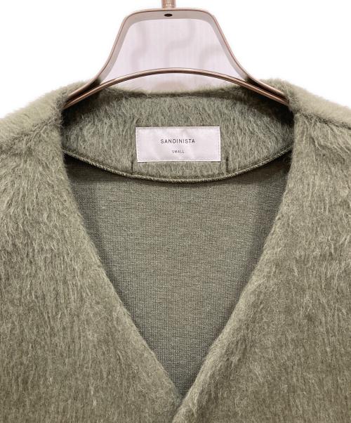 Sandinista（サンディニスタ）Sandinista (サンディニスタ) Shaggy Cardigan カーキ サイズ:SIZE Sの古着・服飾アイテム