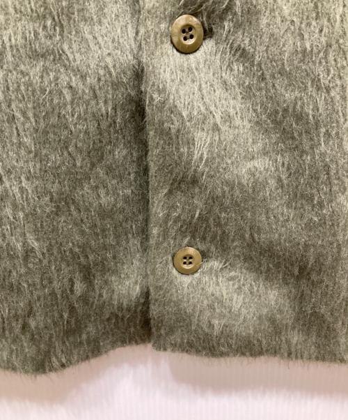 Sandinista（サンディニスタ）Sandinista (サンディニスタ) Shaggy Cardigan カーキ サイズ:SIZE Sの古着・服飾アイテム