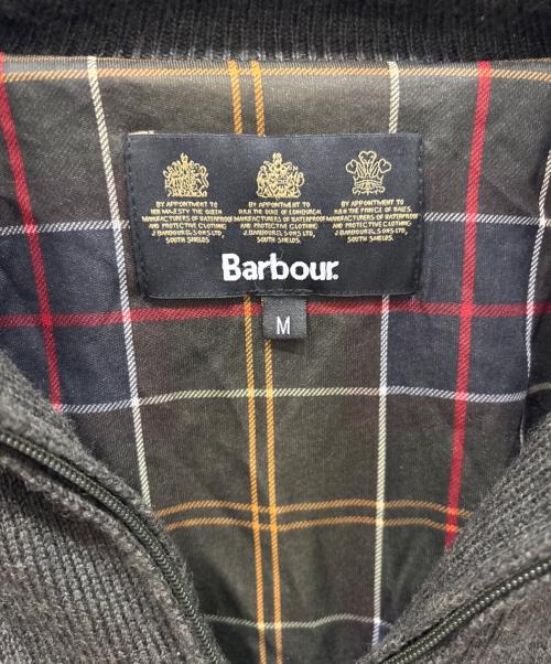 Barbour（バブアー）Barbour (バブアー) ハーフジップエルボーパッチニット オリーブ サイズ:SIZE Mの古着・服飾アイテム