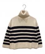 DEUXIEME CLASSEドゥーズィエム クラス）の古着「ワイドボーダーニット」｜アイボリー