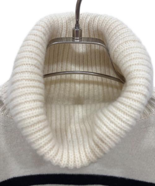 DEUXIEME CLASSE（ドゥーズィエム クラス）Deuxieme Classe (ドゥーズィエム クラス) ワイドボーダーニット アイボリー サイズ:無しの古着・服飾アイテム