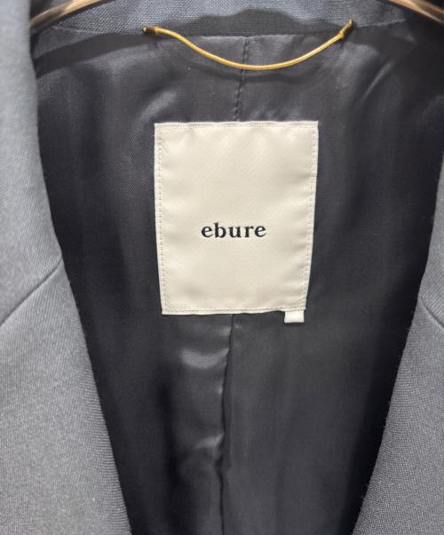ebure（エブール）ebure (エブール) ウールテーラードジャケット グレー サイズ:SIZE 36の古着・服飾アイテム