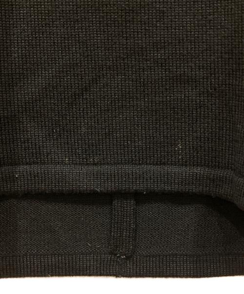 LEONARD（レオナール）LEONARD (レオナール) ビジュー半袖ニット ブラック サイズ:SIZE LLの古着・服飾アイテム