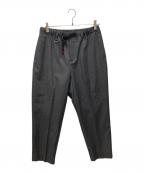 SOPHNET.×GRAMICCIソフネット×グラミチ）の古着「LOLO PIANA WOOL EASY SLACKS」｜チャコールグレー