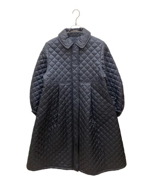 #Newans（ハッシュニュアンス）#Newans (ハッシュニュアンス) キルティングロングコート ネイビー サイズ:SIZE 1の古着・服飾アイテム
