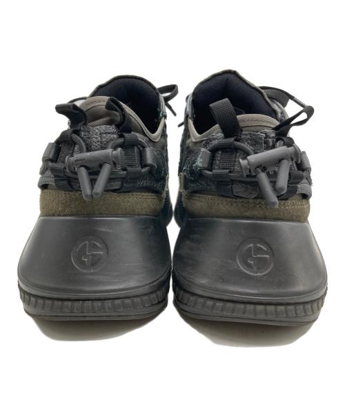 EMPORIO ARMANI（エンポリオアルマーニ）EMPORIO ARMANI (エンポリオアルマーニ) ハイカットスニーカー ブラック サイズ:SIZE 26cmの古着・服飾アイテム