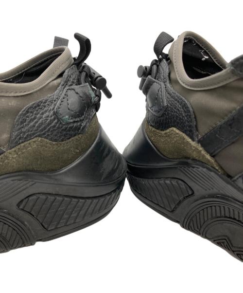 EMPORIO ARMANI（エンポリオアルマーニ）EMPORIO ARMANI (エンポリオアルマーニ) ハイカットスニーカー ブラック サイズ:SIZE 26cmの古着・服飾アイテム