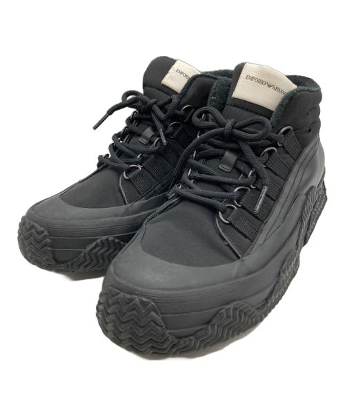 GIORGIO ARMANI（ジョルジョアルマーニ）GIORGIO ARMANI (ジョルジョアルマーニ) ボリュームソールスニーカー カーキ×ブラック サイズ:SIZE 26cmの古着・服飾アイテム