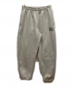 stussy×NIKEステューシー×ナイキ）の古着「STONE WASHED FLEECE PANT」｜グレー