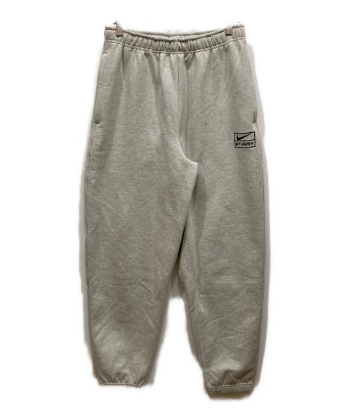 stussy（ステューシー）stussy (ステューシー) NIKE (ナイキ) STONE WASHED FLEECE PANT グレー サイズ:SIZE Mの古着・服飾アイテム
