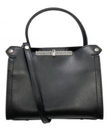 GIANNI CHIARINI（ジャンニ キアリーニ）の古着「ショルダーバッグ」｜ブラック