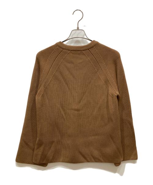 AURALEE（オーラリー）AURALEE (オーラリー) SUPER FINE WOOL RIB KNIT RAGLAN PULLOVER ブラウン サイズ:SIZE 1の古着・服飾アイテム