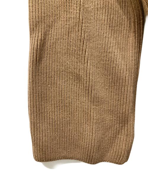 AURALEE（オーラリー）AURALEE (オーラリー) SUPER FINE WOOL RIB KNIT RAGLAN PULLOVER ブラウン サイズ:SIZE 1の古着・服飾アイテム