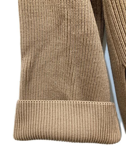 AURALEE（オーラリー）AURALEE (オーラリー) SUPER FINE WOOL RIB KNIT RAGLAN PULLOVER ブラウン サイズ:SIZE 1の古着・服飾アイテム