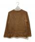 AURALEE (オーラリー) SUPER FINE WOOL RIB KNIT RAGLAN PULLOVER ブラウン サイズ:SIZE 1：7000円