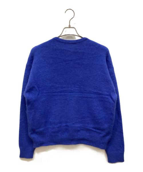 BEAUTY&YOUTH（ビューティーアンドユース）BEAUTY&YOUTH (ビューティーアンドユース) フォックスカシミヤブレンド Vネックニットプルオーバー ブルー サイズ:無しの古着・服飾アイテム