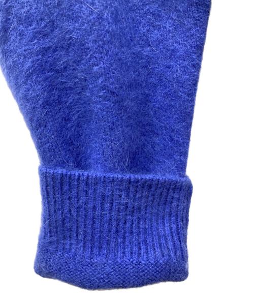 BEAUTY&YOUTH（ビューティーアンドユース）BEAUTY&YOUTH (ビューティーアンドユース) フォックスカシミヤブレンド Vネックニットプルオーバー ブルー サイズ:無しの古着・服飾アイテム