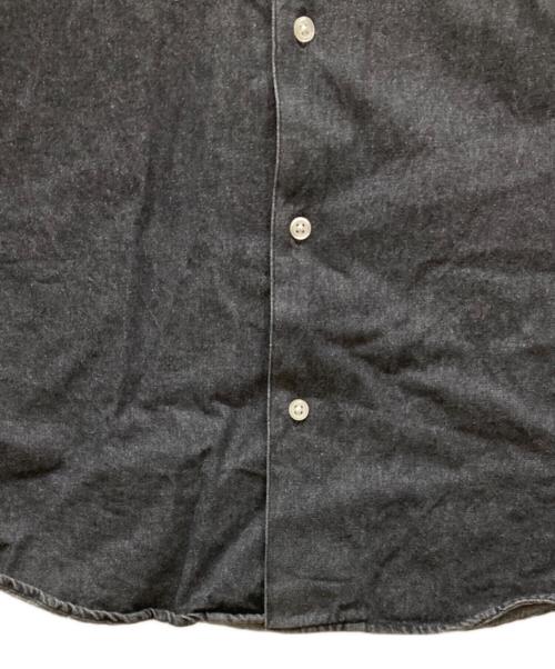 SUPREME（シュプリーム）Supreme (シュプリーム) 刺繍ブラックデニムシャツ ブラック サイズ:SIZE Lの古着・服飾アイテム