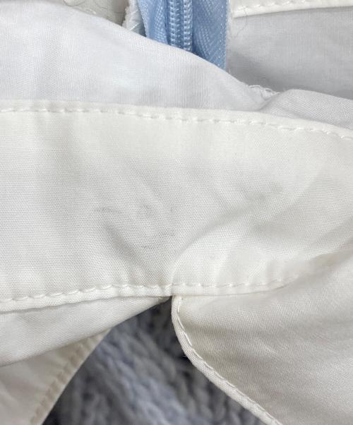 Olu.（オルドット）Olu. (オルドット) フリルレイヤードケーブルニット ブルー サイズ:SIZE 0の古着・服飾アイテム