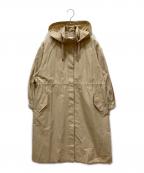NOLLEY'Sノーリーズ）の古着「撥水加工 フーテッド2WAYコート」｜ベージュ