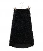SHE TOKYOシートーキョー）の古着「モケロングスカート」｜ブラック