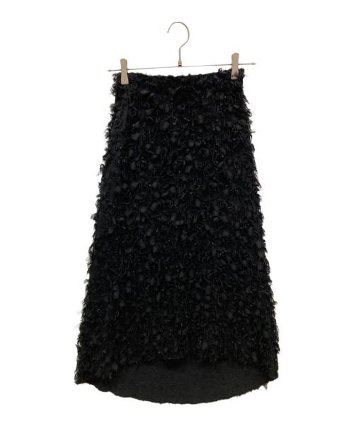 SHE TOKYO（シートーキョー）SHE Tokyo (シートーキョー) モケロングスカート ブラック サイズ:SIZE 34の古着・服飾アイテム